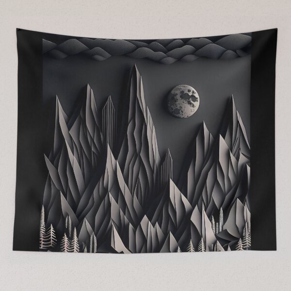 Item preview, Lunar Gothic Peaks designed and sold by ShadowAndSlate.