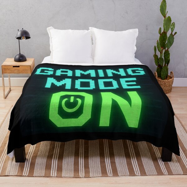 Artikelvorschau, Gaming-Modus EIN – Glitch Pixel Art Power Design entworfen und verkauft von GG-Graphics.