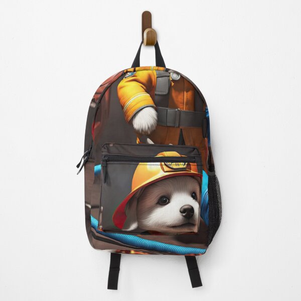 Item preview, Puppy as a fireman holding a hosepipe directing water to a fire designed and sold by Colin Bentham.