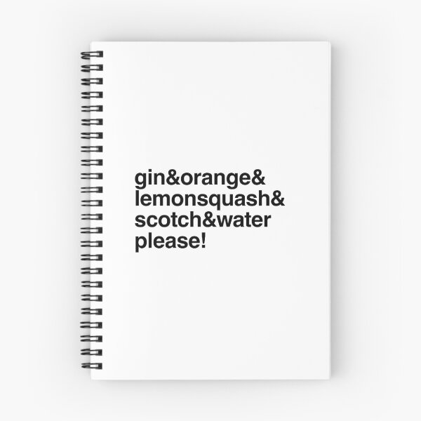 Item preview, Gin Orange Lemon Squash Scotch Water Fawlty Towers designed and sold by w1ckerman.