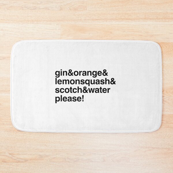 Item preview, Gin Orange Lemon Squash Scotch Water Fawlty Towers designed and sold by w1ckerman.