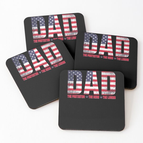 Item preview, Funny Dad The Protector Hero Legend American Flag Dad Father's Day designed and sold by 07Art.