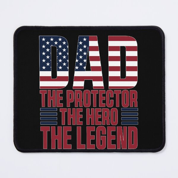 Item preview, Funny Dad The Protector Hero Legend American Flag Dad Father's Day designed and sold by 07Art.