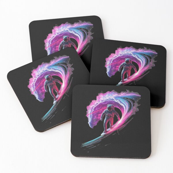 Item preview, Astronaut Surfing a Nebula Wave designed and sold by Iuqiune.