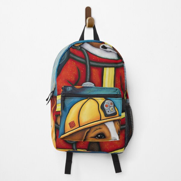 Item preview, Puppy as a fireman holding a hosepipe directing water to a fire designed and sold by Colin Bentham.