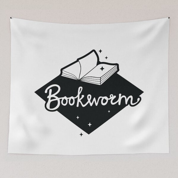 Item preview, Bookworm - Book Lover Design designed and sold by LellsCreates.
