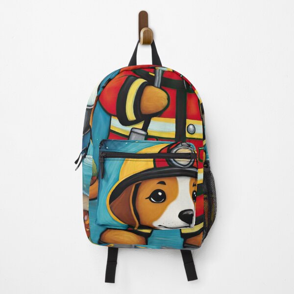 Item preview, Puppy as a fireman holding a hosepipe directing water to a fire designed and sold by Colin Bentham.