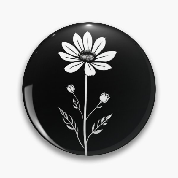 Item preview, Delicate Daisy Outline | Floral Line Art Illustration designed and sold by Negative Space Art.