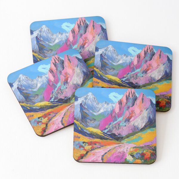 Item preview, Beautiful mountains in Claud Monet style  designed and sold by Patusem.