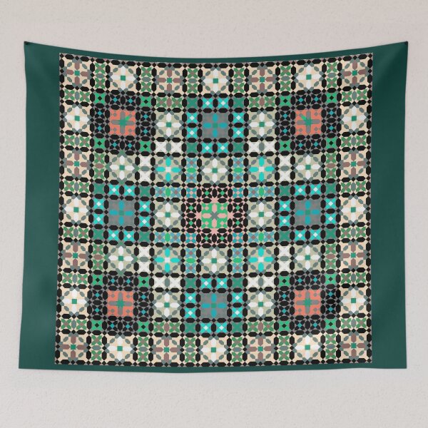 Item preview, Delicate Multicolor Moroccan Mosaic – Innovative Pattern designed and sold by Tarjiart.