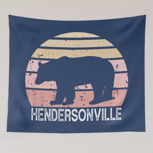 Item preview, Hendersonville North Carolina Retro Bear designed and sold by Esskay Designs.