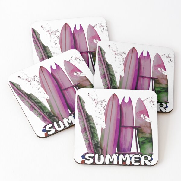 Item preview, Watercolor Surfboard Summer Splash designed and sold by tinkeybabes.
