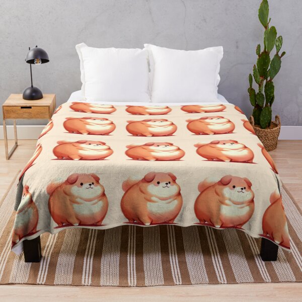 Item preview, cute fluffy dog drawing designed and sold by NivyasArtistry.