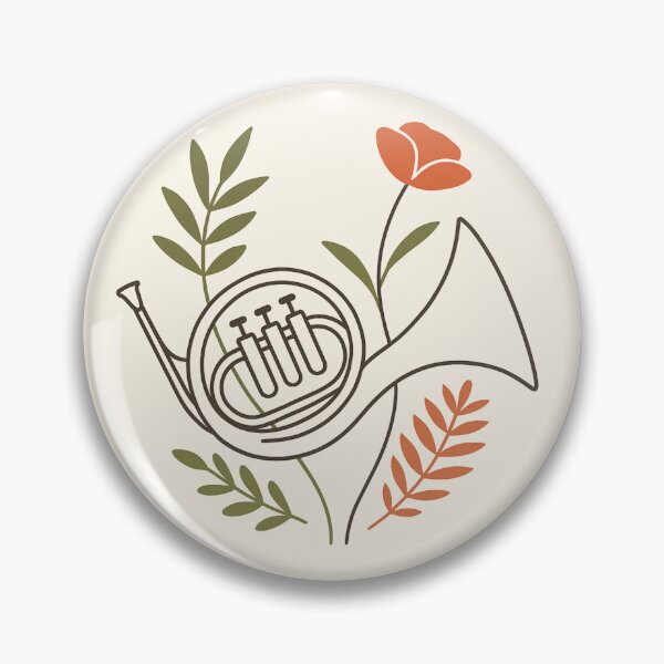 Item preview, Minimalist French Horn designed and sold by Meandmyshop.