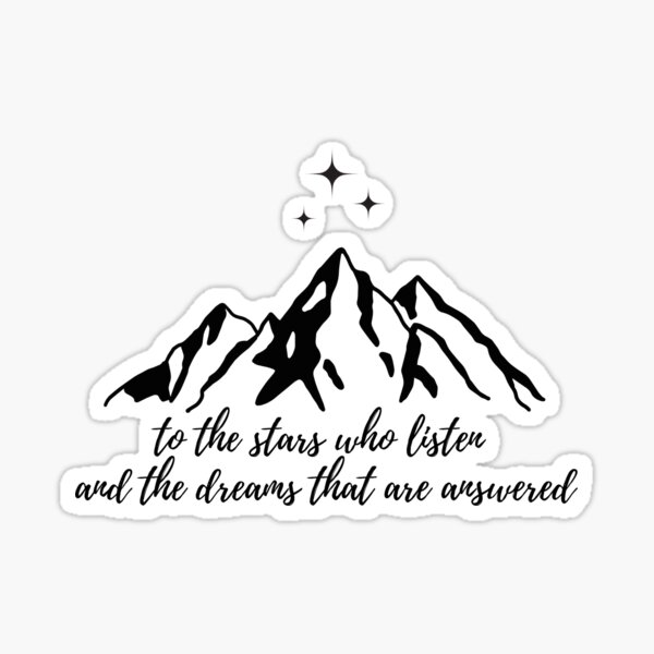Item preview, ACOTAR - to the stars who listen.  designed and sold by Twelvia.