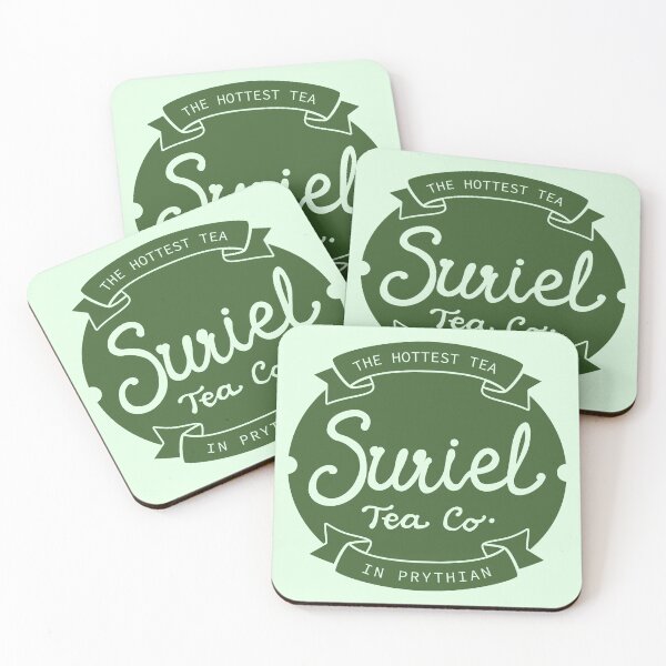 Item preview, Suriel Tea Co - The Hottest Tea in Prythian designed and sold by LellsCreates.