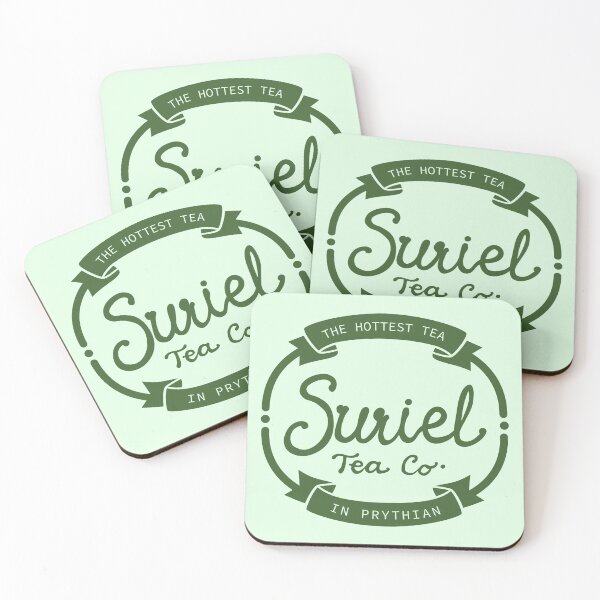 Item preview, Suriel Tea Co - The Hottest Tea in Prythian designed and sold by LellsCreates.