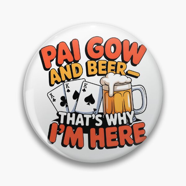 Item preview, Funny Pai Gow Poker and Beer Cartoon Card Casino Vegas Game Gift designed and sold by w1ckerman.