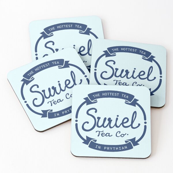 Item preview, Suriel Tea Co - The Hottest Tea in Prythian designed and sold by LellsCreates.
