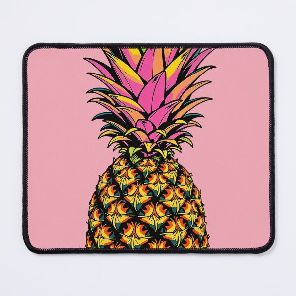 Item preview, Pineapple Pop Art – Retro Fruit Poster on Pink designed and sold by MooLaLa.Store.