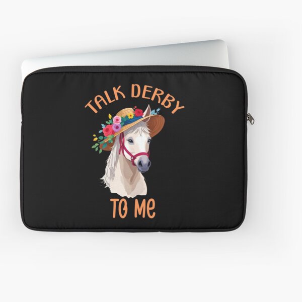 Item preview, Talk Derby To Me Funny Floral Horse  designed and sold by FurrFunPrints.