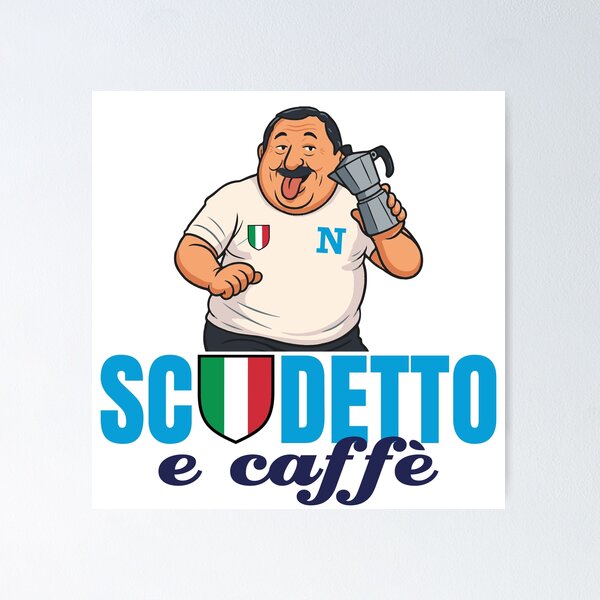 Artikel-Vorschau von Scudetto und Caffè Napoli, designt und verkauft von Visc-Art.