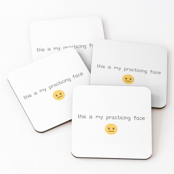 Item preview, This is My Practicing Face Design – Funny Music Design for Musicians designed and sold by tompowellmusic.
