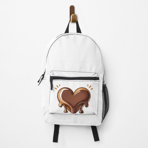 Item preview, gooey caramel chocolate dripping heart designed and sold by HonneUmi.