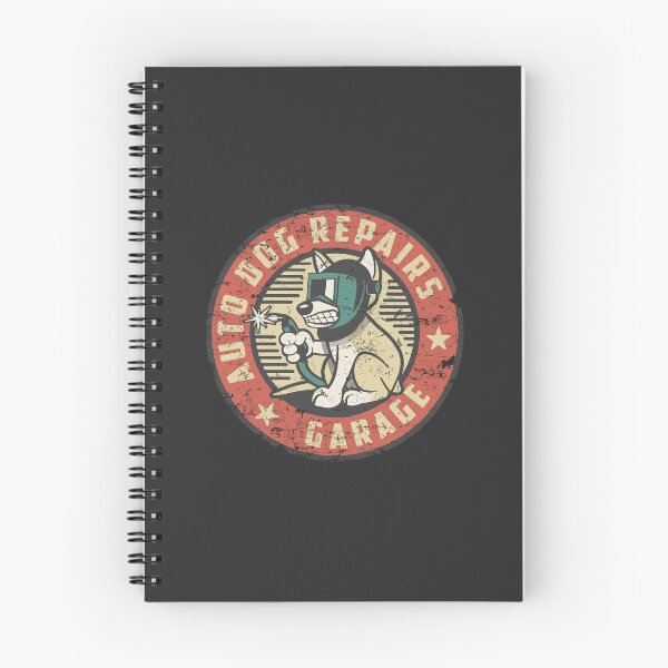 Item preview, Auto Dog Repairs Retro Vintage Garage designed and sold by SilverfireArt.