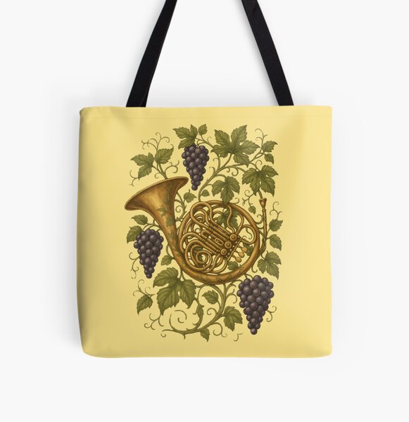Item preview, Waldhorn zwischen Trauben designed and sold by Meandmyshop.
