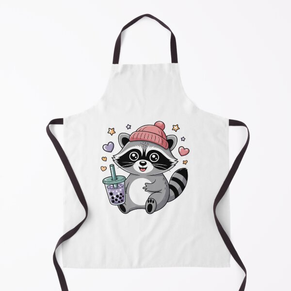 Item preview, mapache con té de burbujas designed and sold by jkrphoto.