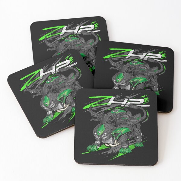 Item preview, Kawasaki ZH2 2025 (Emerald Blazed Green & Metallic Matte Graphenesteel Gray) for Motorcycle Riders designed and sold by MotoApparelHub.