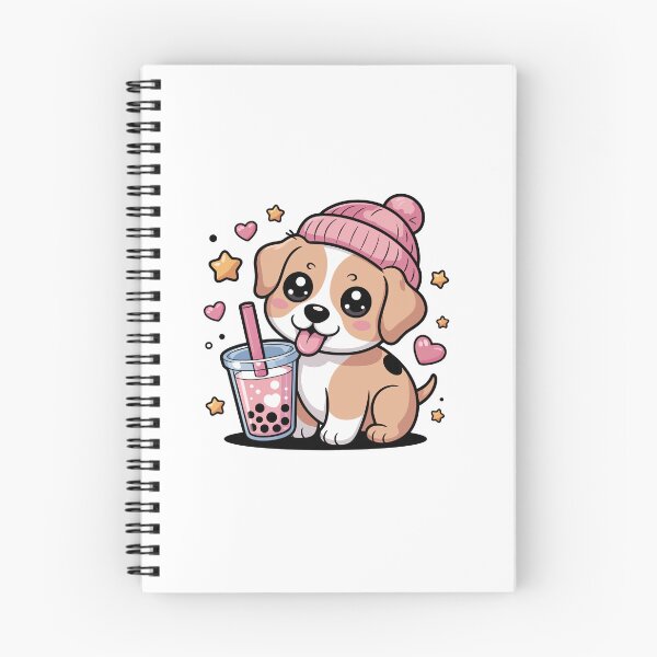 Item preview, puppy  with bubble tea  designed and sold by jkrphoto.