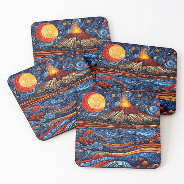 Item preview, Erupting Oceanic Volcano designed and sold by George Hutton Hunter.