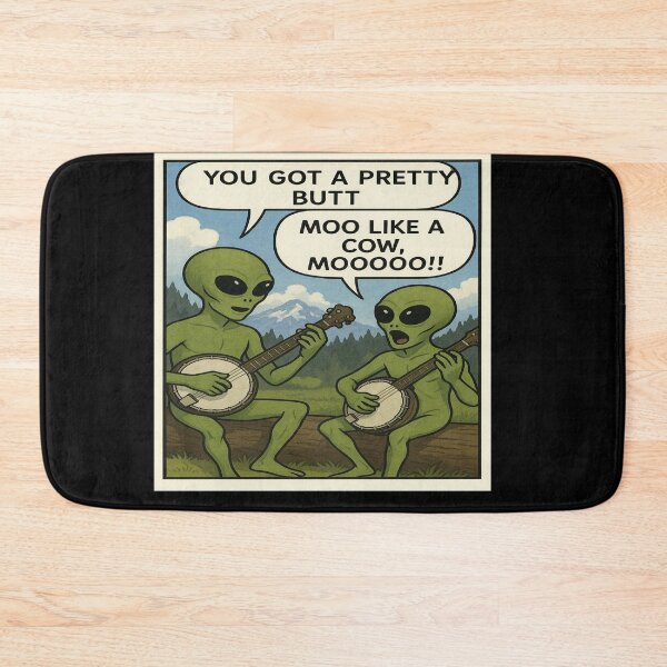 Item preview, Dueling Banjos with Aliens designed and sold by Abducted Treasures.