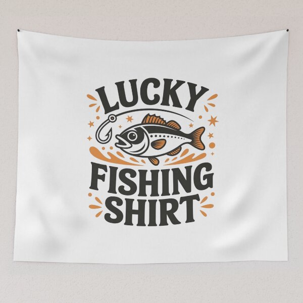 Item preview, Lucky Fishing T-shirt — Lucky Fishing Shirt designed and sold by FrenchTouch77.