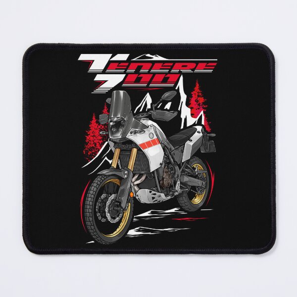 Item preview, Yamaha Tenere 700 2022-2023 (Heritage White) for Motorcycle Riders designed and sold by MotoApparelHub.