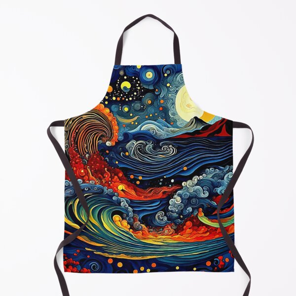 Item preview, Storm waves at night designed and sold by George Hutton Hunter.