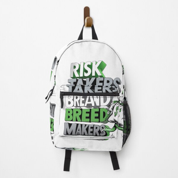 Item preview, Risk Takers & Bread Makers – Bold 3D Typography Hustle Art designed and sold by GloboStyle Design .