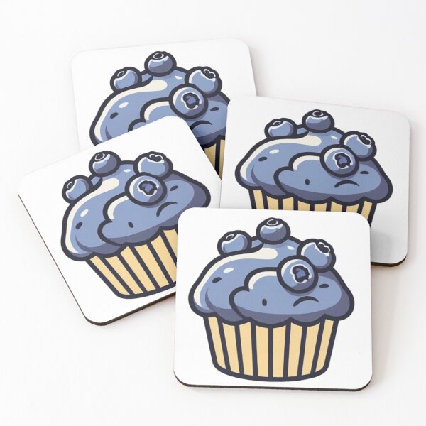 Item preview, healthy blueberry muffin designed and sold by HonneUmi.