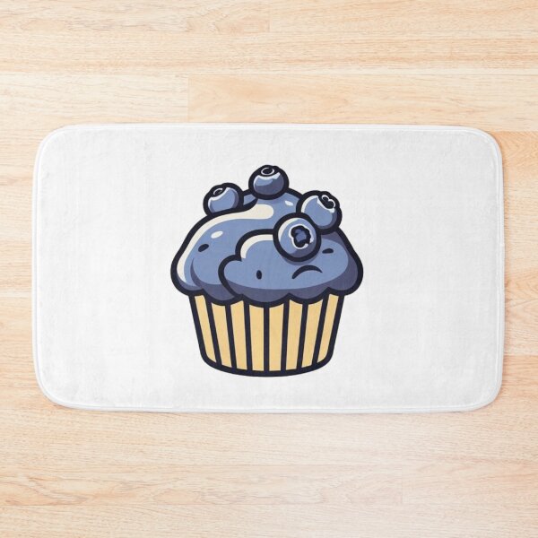 Item preview, healthy blueberry muffin designed and sold by HonneUmi.