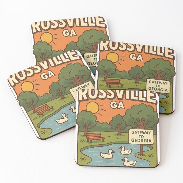 Item preview, Retro Rossville GA Duck Pond | Gateway to Georgia designed and sold by Stilll Waters Studio.