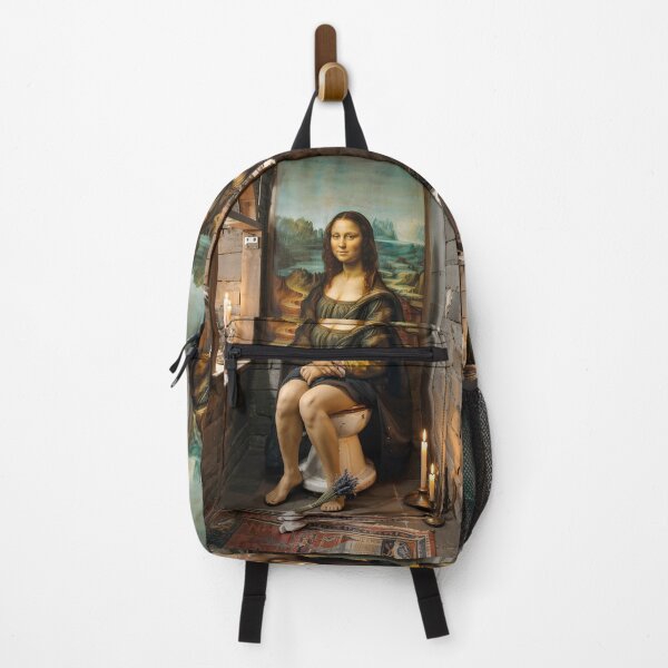 Item preview,  Mona Lisa on the Throne – Classical Art with a Bathroom Twist designed and sold by Sepinik.