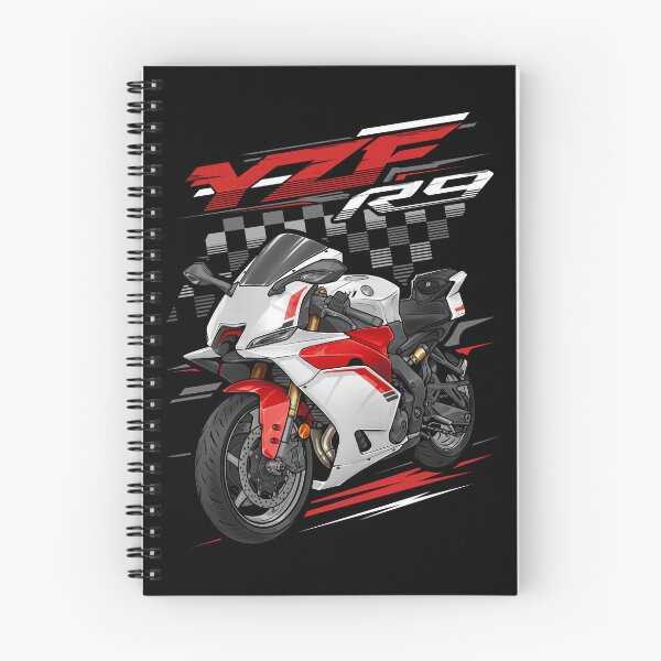 Item preview, Yamaha YZF-R9 (Intensity White & Redline) for Motorcycle Riders designed and sold by MotoApparelHub.