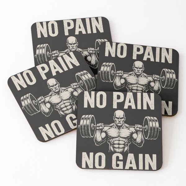 Item preview, No pain no gain designed and sold by DownDean.