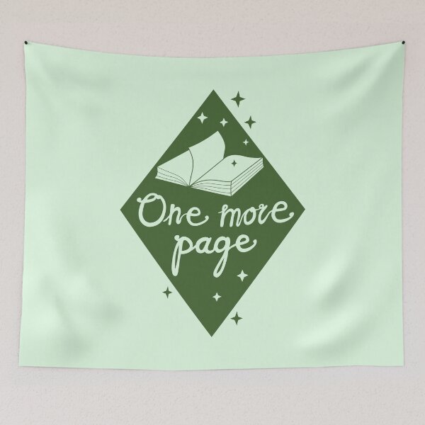 Item preview, One More Page - Book Lover Design designed and sold by LellsCreates.