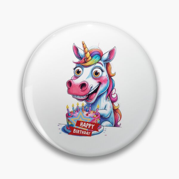 Item preview, Unicorn happy birthday to you designed and sold by RoseAIArtRhythm.