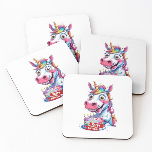 Item preview, Unicorn happy birthday to you designed and sold by RoseAIArtRhythm.