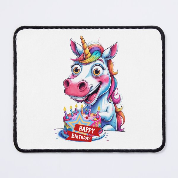 Item preview, Unicorn happy birthday to you designed and sold by RoseAIArtRhythm.