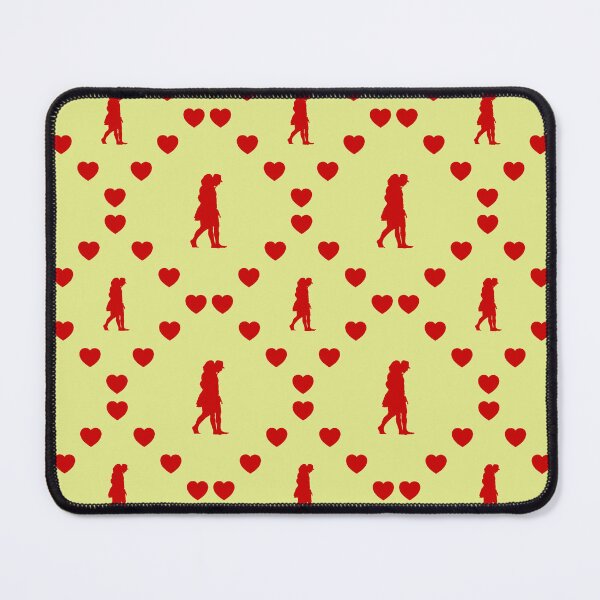 Item preview, Couple Walking Seamless Heart Pattern Couple marchant Modèle de cœur sans couture Couple Walking Seamless Heart Pattern Coppia che cammina Modello di cuore senza cuciture designed and sold by TheIconSmith.